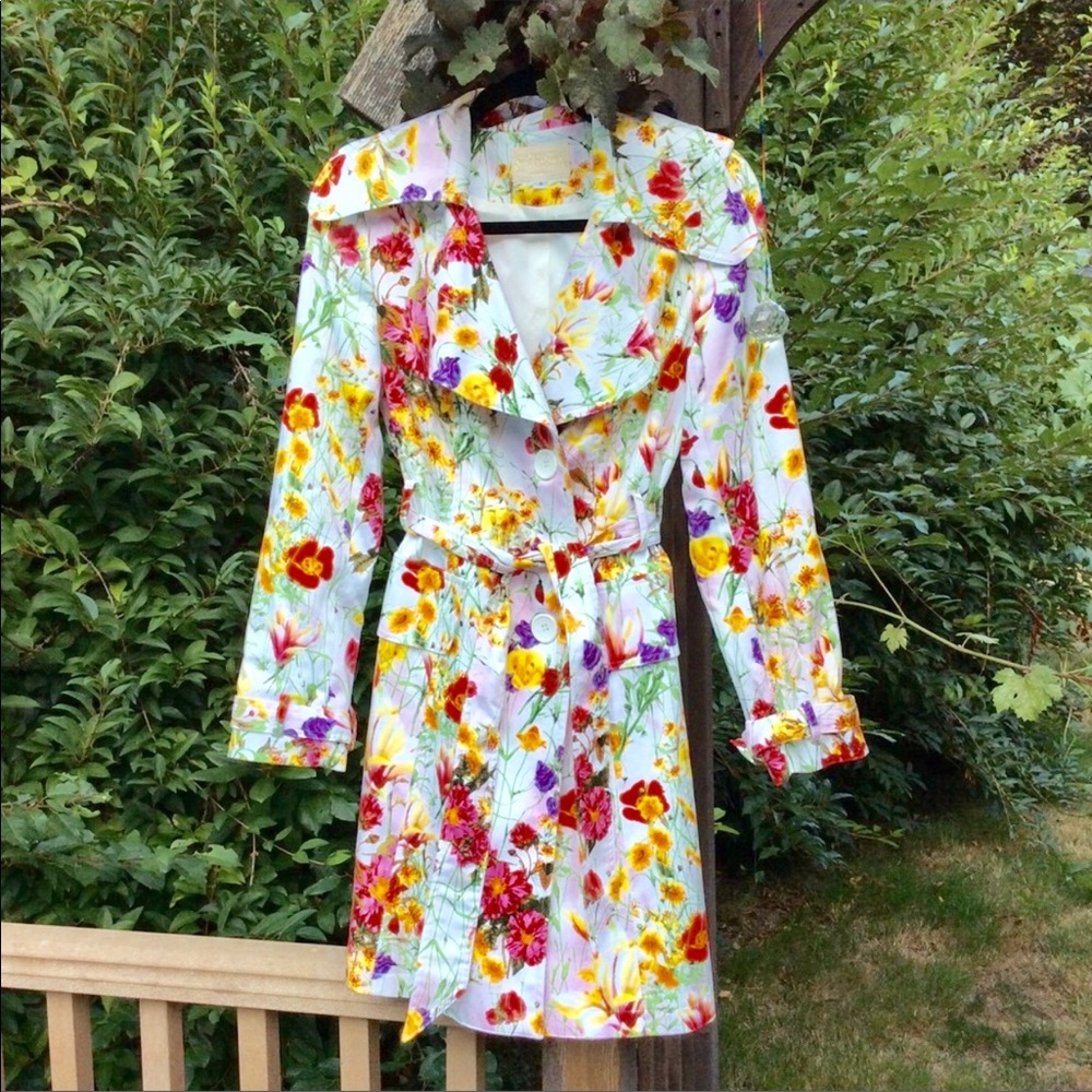 💥Sale! Alberto Makali wildflower trench - Picture 1 of 8